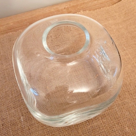 Krosno Clear Glass Cube Vase - Picture 7 of 9